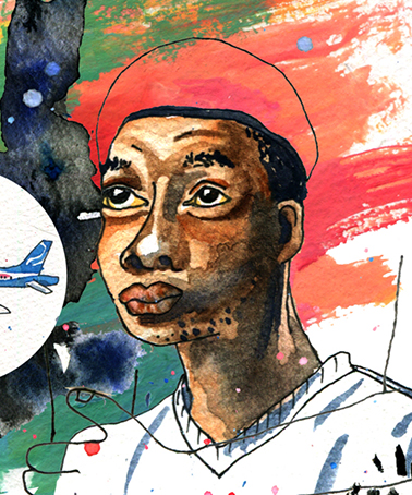 eff_emigration unrouxly - Editorial character illustration