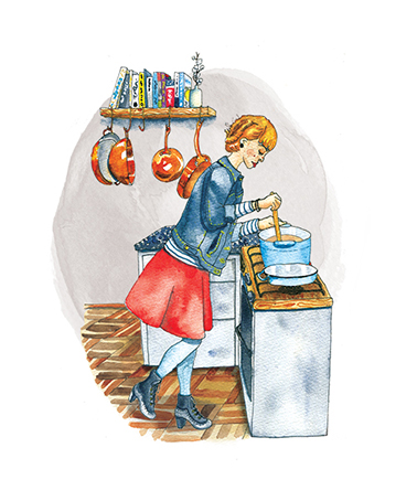 Sarie Kos - Winter home cook illustration unrouxly thumb